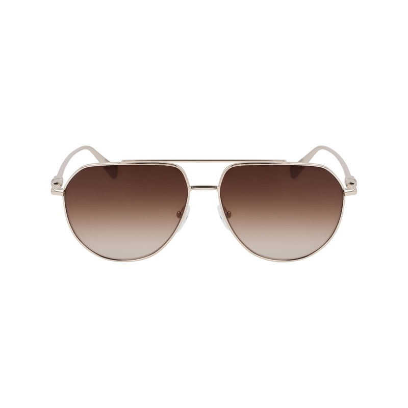 Gold metal sunglasses-null