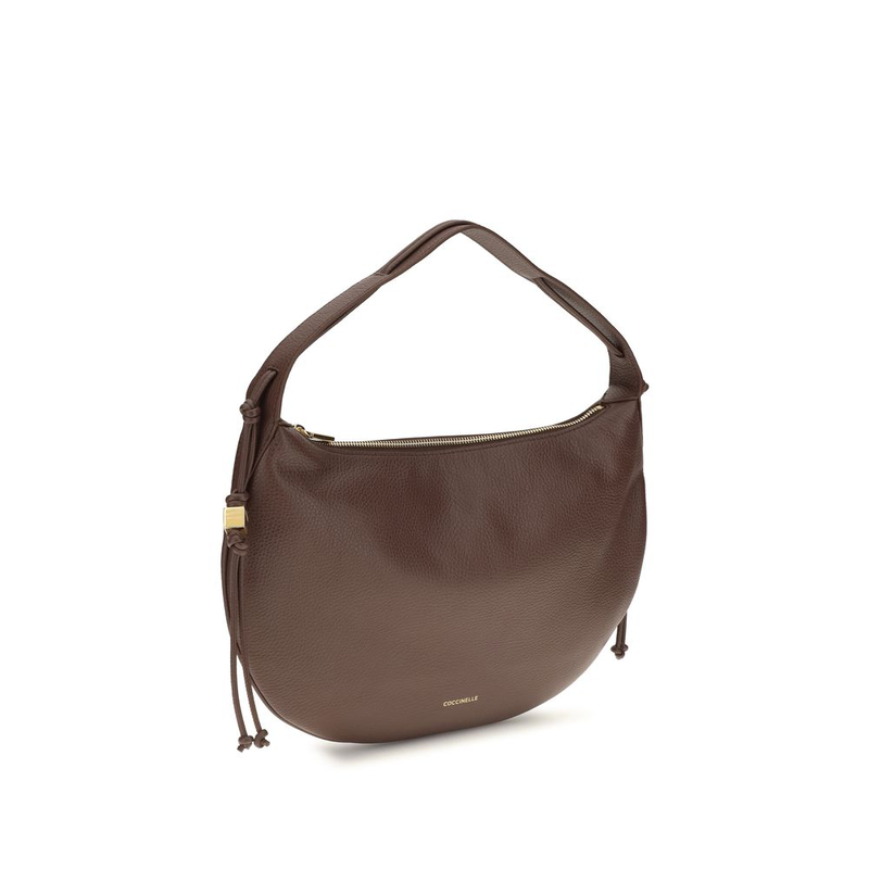 Brown calf leather bos taurus shoulder bag-null