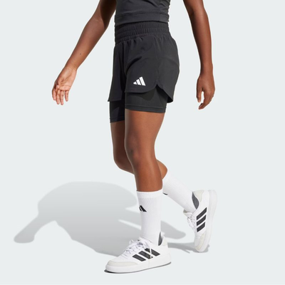 Adidas pacer 2 in 1 shorts jj0992, Black, medium