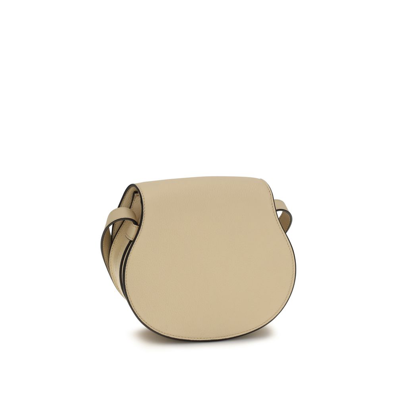 Beige calf leather bos taurus shoulder bag-null