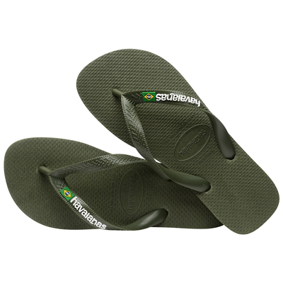 Havaianas  brasil logo, Green/green, medium