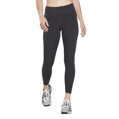 Reebok women workout ready mesh tight (ha1040), Black/black, medium