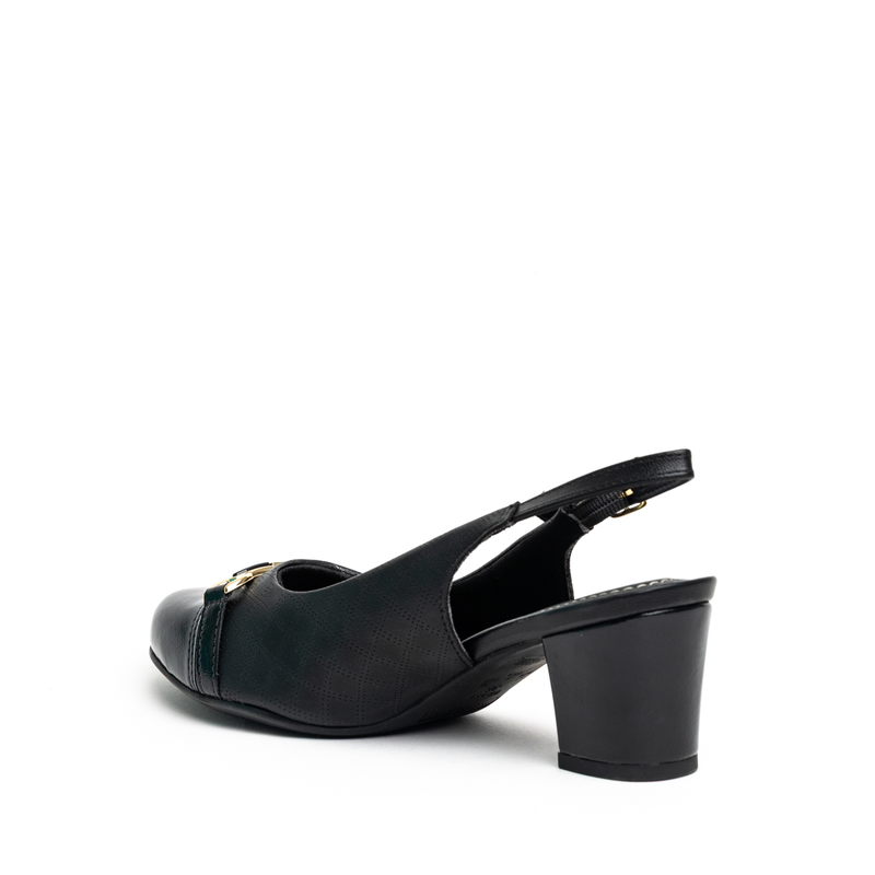 Piccadilly comfort slingback low block heel pumps-null