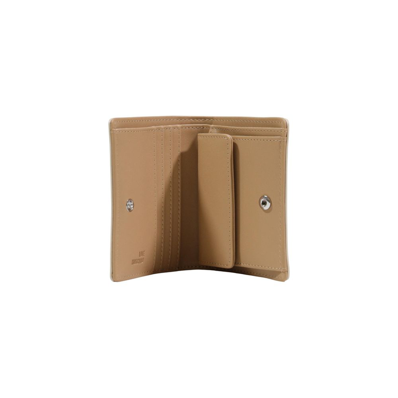 Beige polyethylene wallet-null