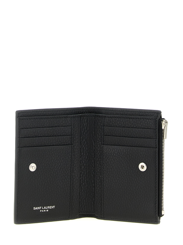Black calfskin wallet-null