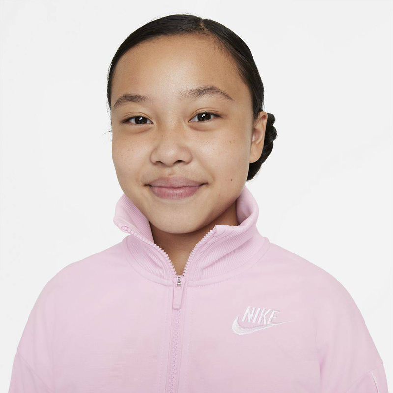 Nike sportswear girls high-waist tracksuit image number null
