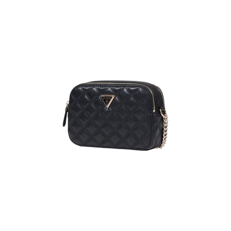 Black polyethylene handbag-null