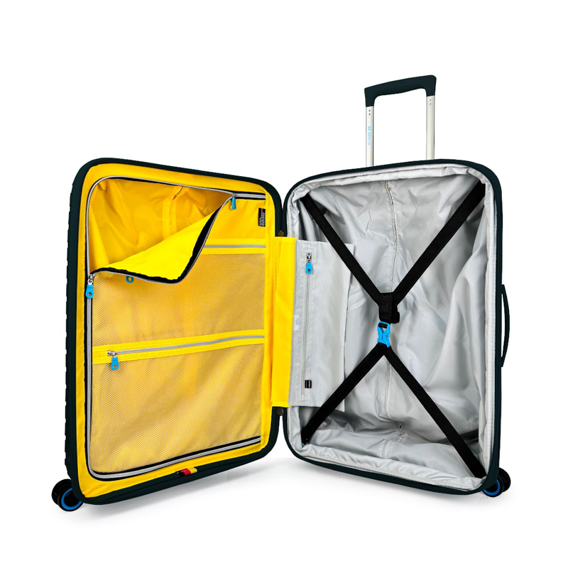 Bg berlin - soda medium size (4 wheel), double security zipper, 66cm/24in luggage / suitcase-null