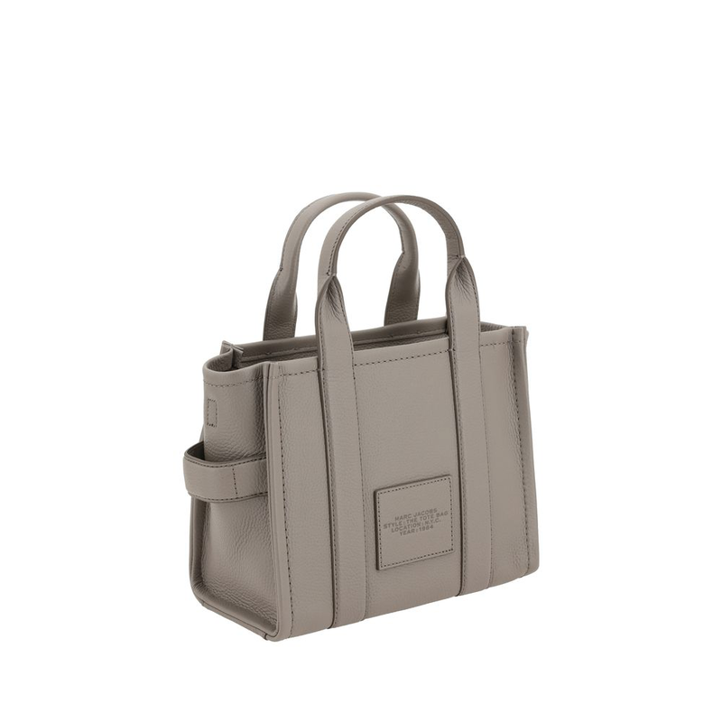 Gray calf leather bos taurus handbag-null