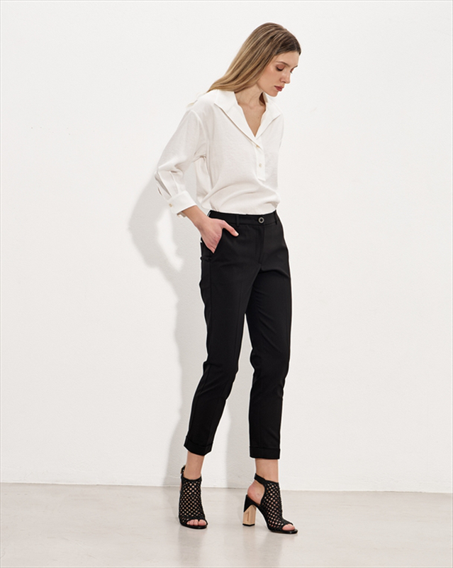 Cotton trouser suit-null