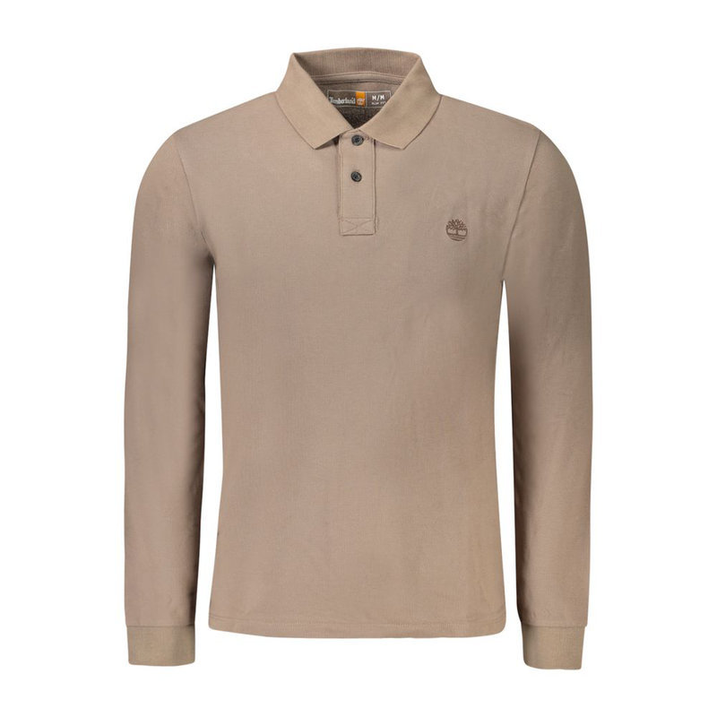 Marrone cotton men polo shirt-null