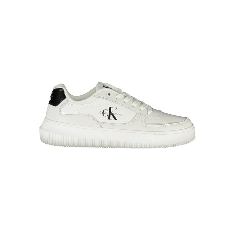 White leather women sneaker-null