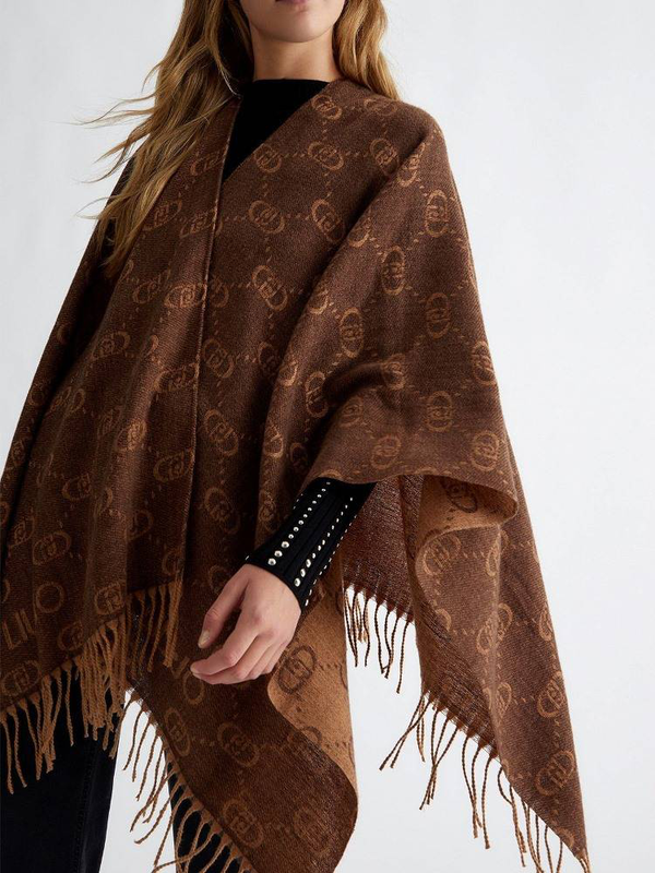 Liu Jo jacquard poncho-null