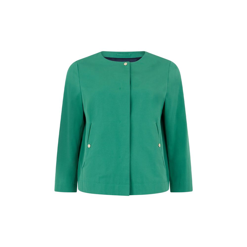Bicolor cotton coat-null
