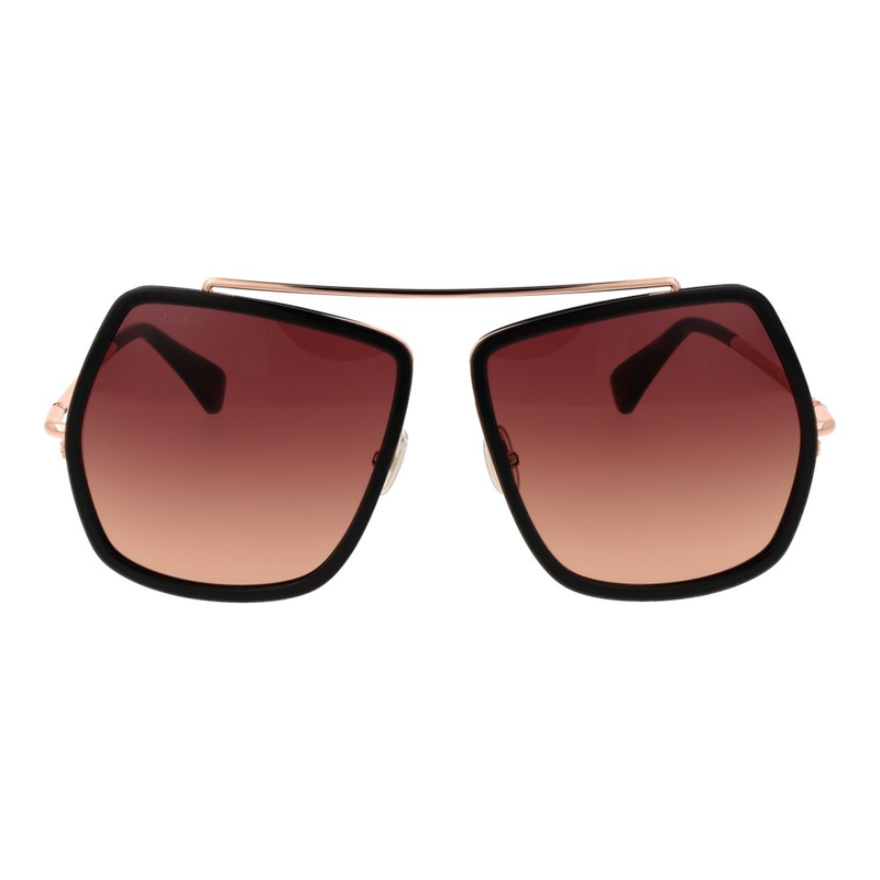 Brown metal sunglasses-null