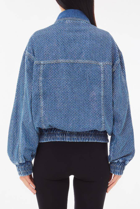 Liu Jo denim jacket with rhinestones-null