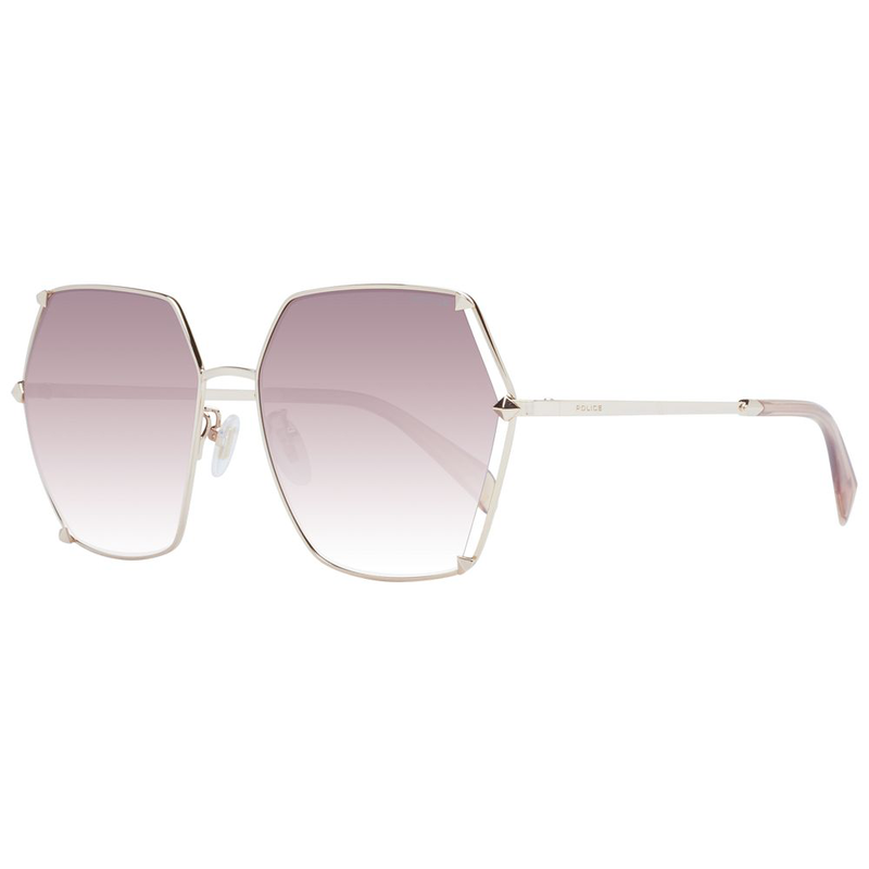 Rose gold metal sunglasses-null