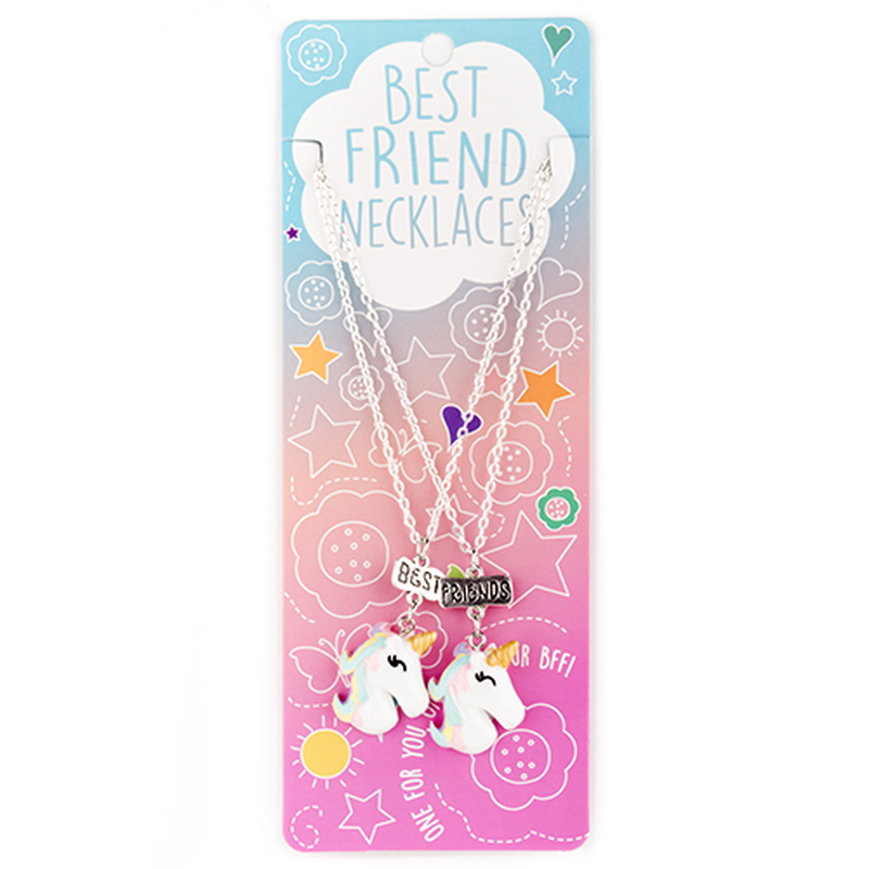 Best friend necklaces 2 unicorn plastic 14482396-null