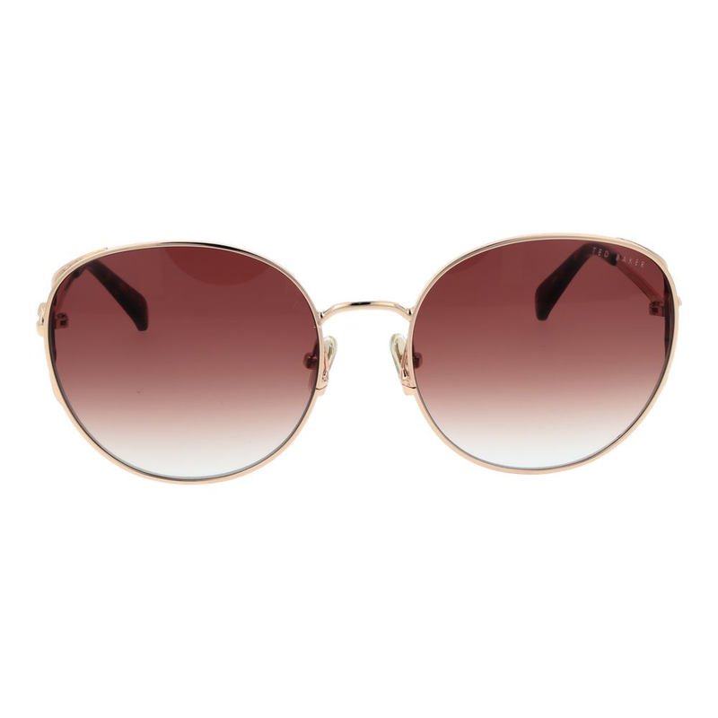 Rose gold metal sunglasses-null