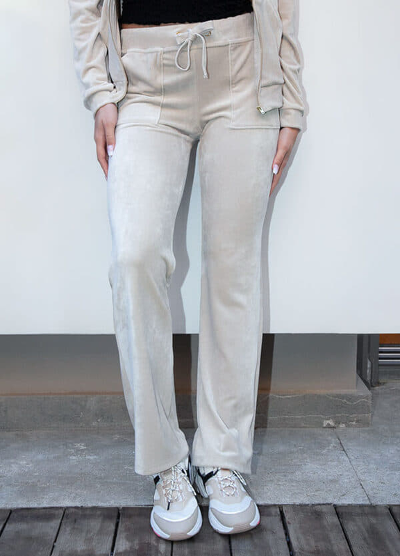 Trouser velvet - beige , l-null