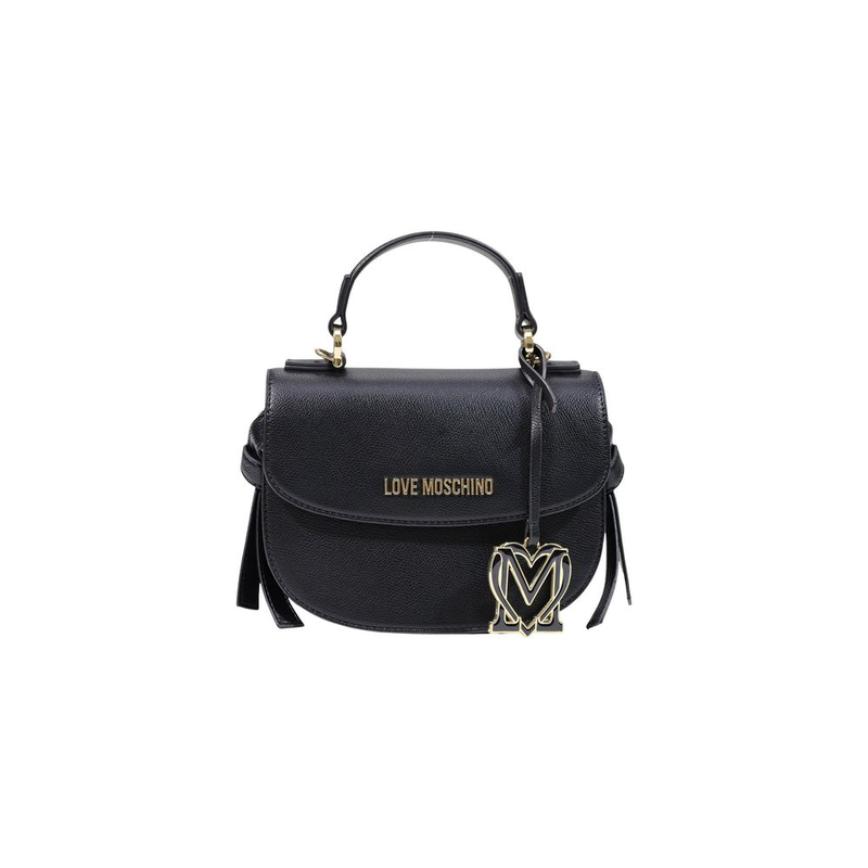 Black polyethylene handbag-null
