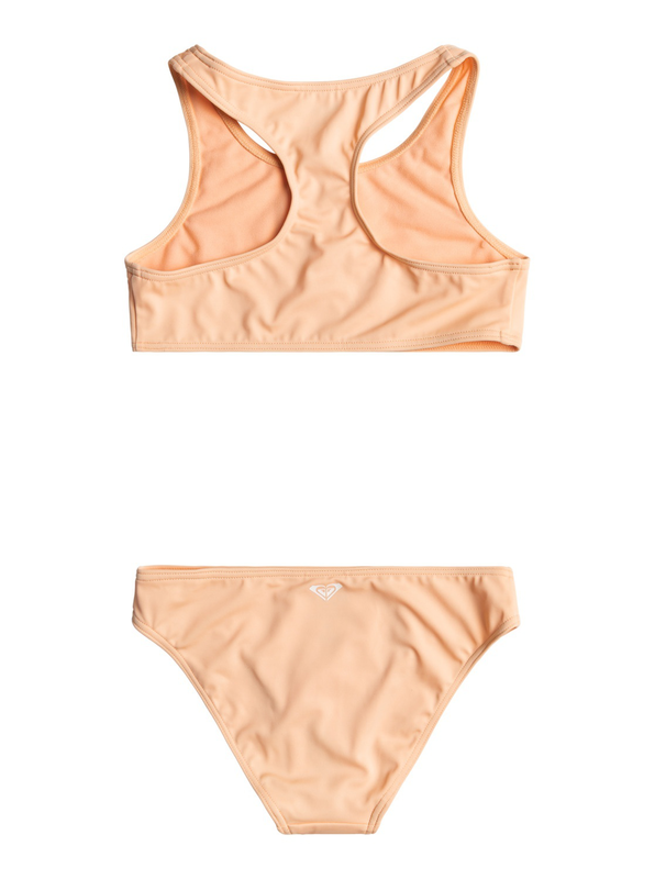 Roxy girls swimwear set basic active crop top image number null
