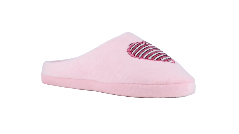 Girls heart slippers-null