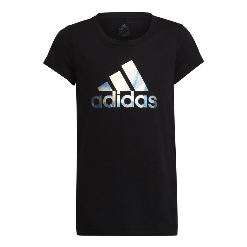 Adidas kids dance metallic print tee (hd4407)-null