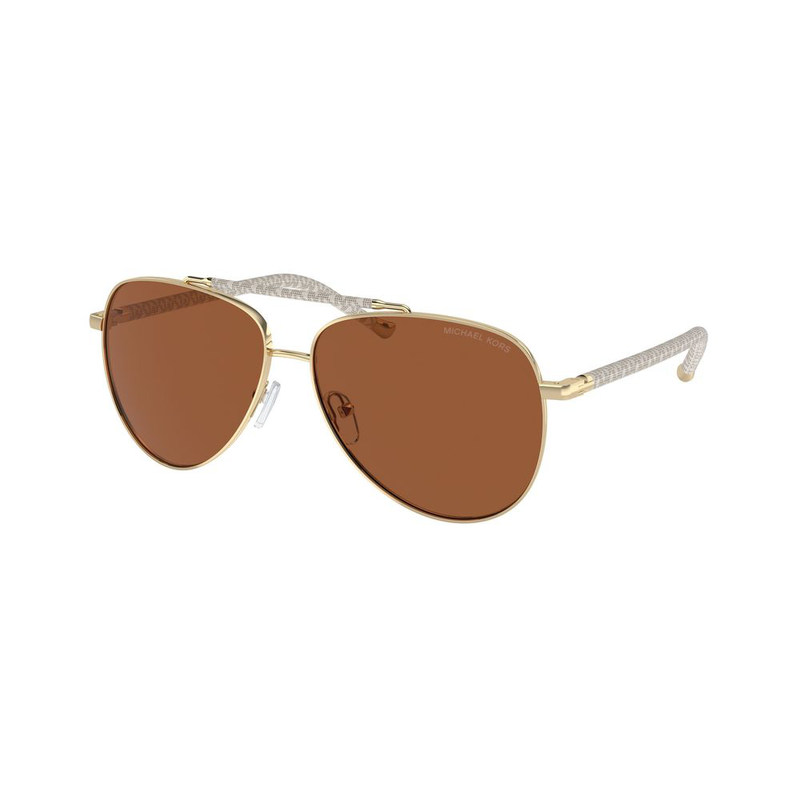 Gold metal sunglasses-null