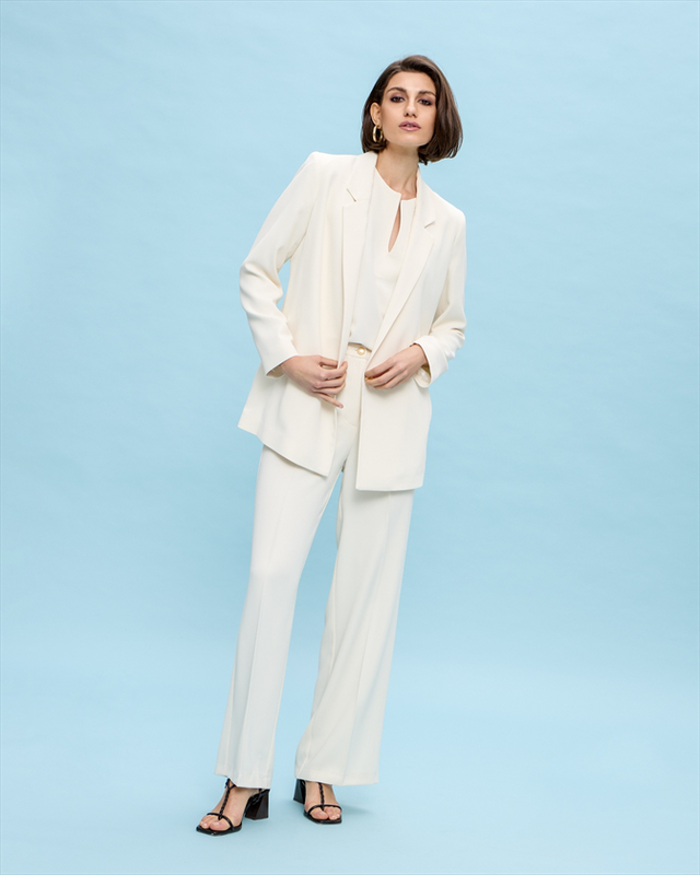 Blazer jacket crepe-null