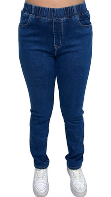 Womens jeans push up #mg5206, Blue, medium