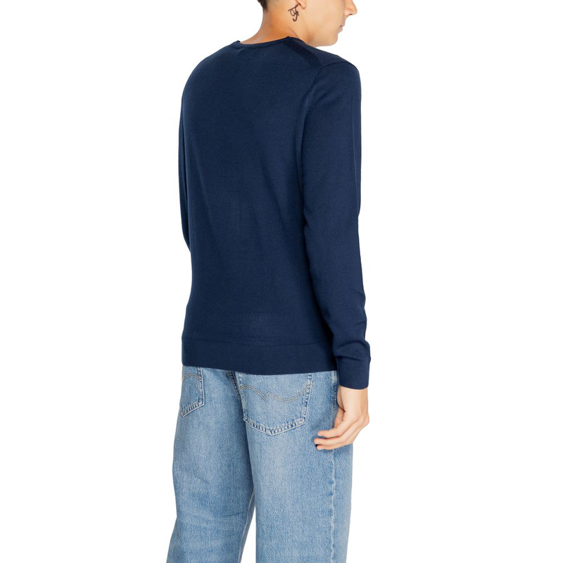 Blue recycled wool sweatshirt-null