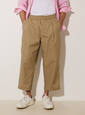 Stefan the singularity loose pants, Beige, medium