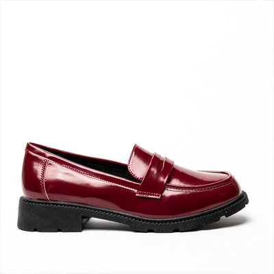 Miss belgini patent loafers