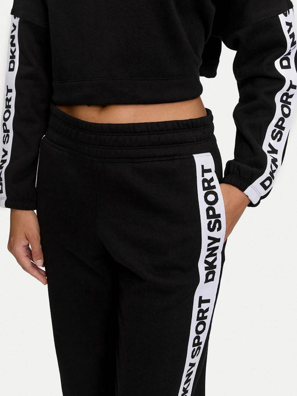 Logo tape high rise sweatpant-null