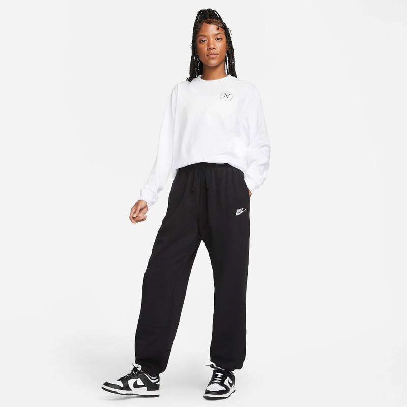 Nike sportswear womens mid-rise fleece track pant-null
