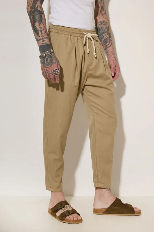 Stefan athenian comfort textured trousers image number null