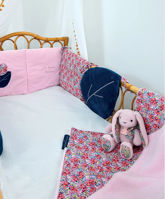 Doudou et compagnie boh'aime baby cot bumper, , medium