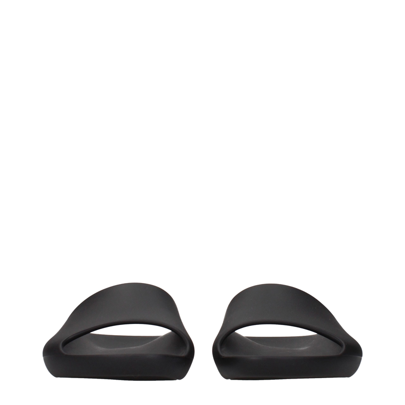 Black cotton slippers-null