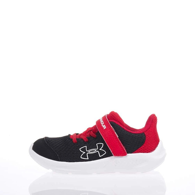 Under Armour shoes, Black-red, medium