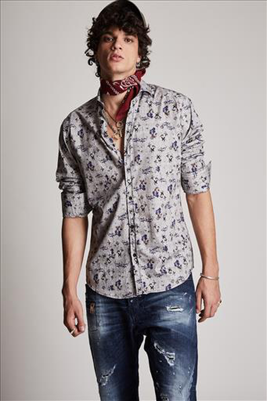 Product image: Stefan floral print textured shirt-null