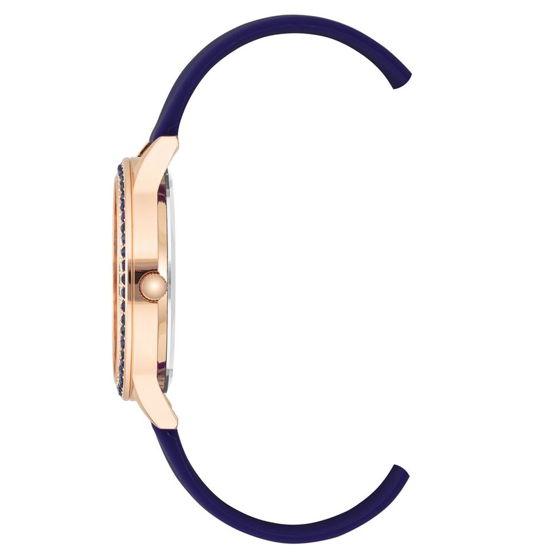 Blue synthetic bracelet watch-null