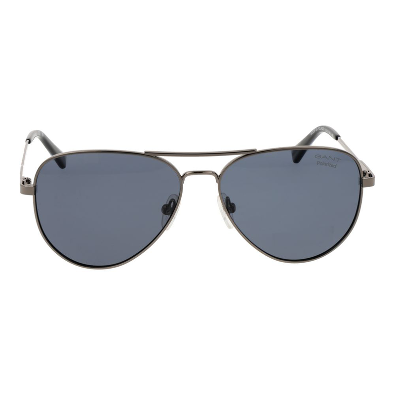 Gray metal sunglasses-null