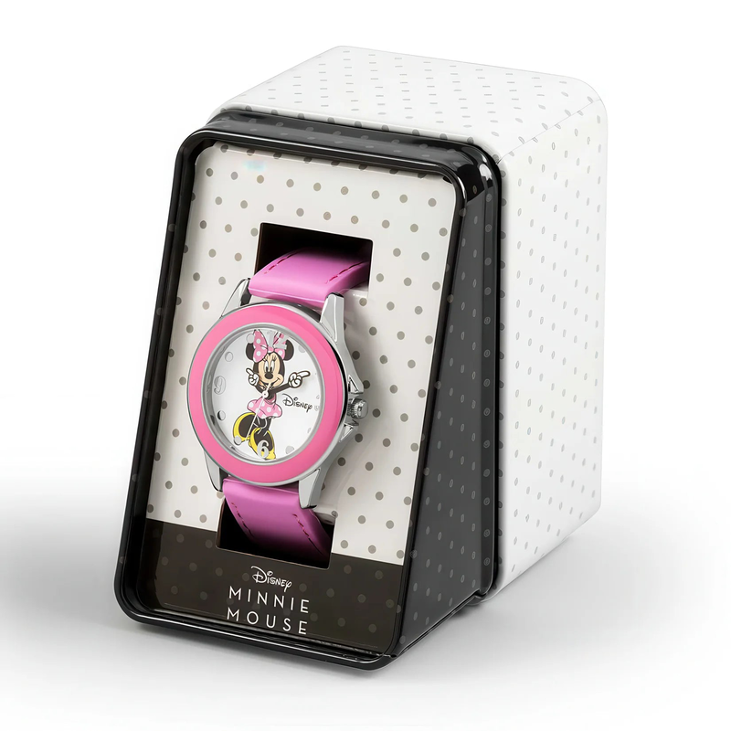 Product image: Disney minnie mouse kids analogue teachers watch, , medium-null