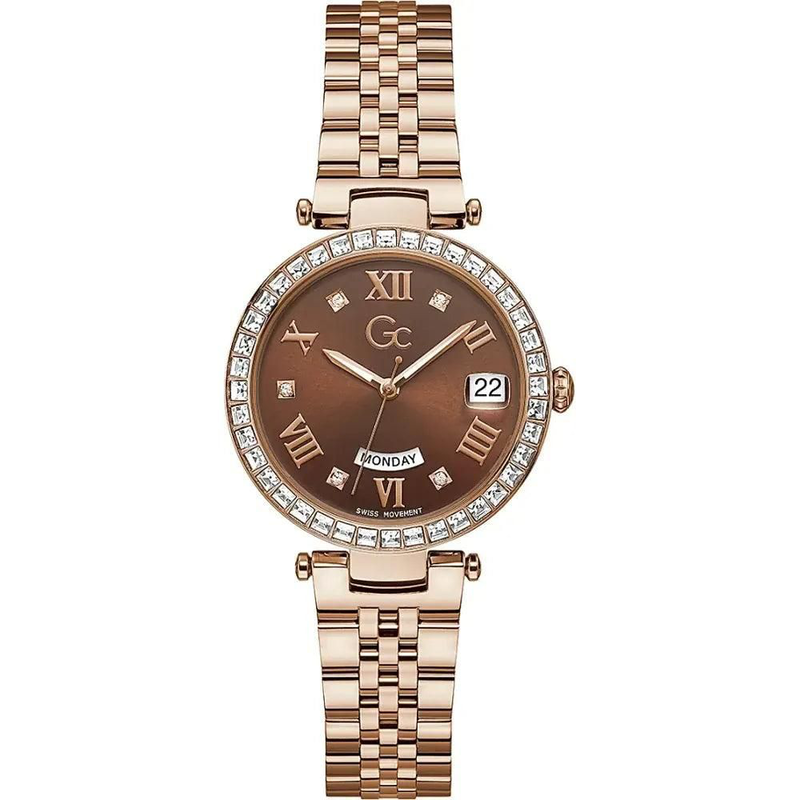 Multicolor stainless steel dress watch-null