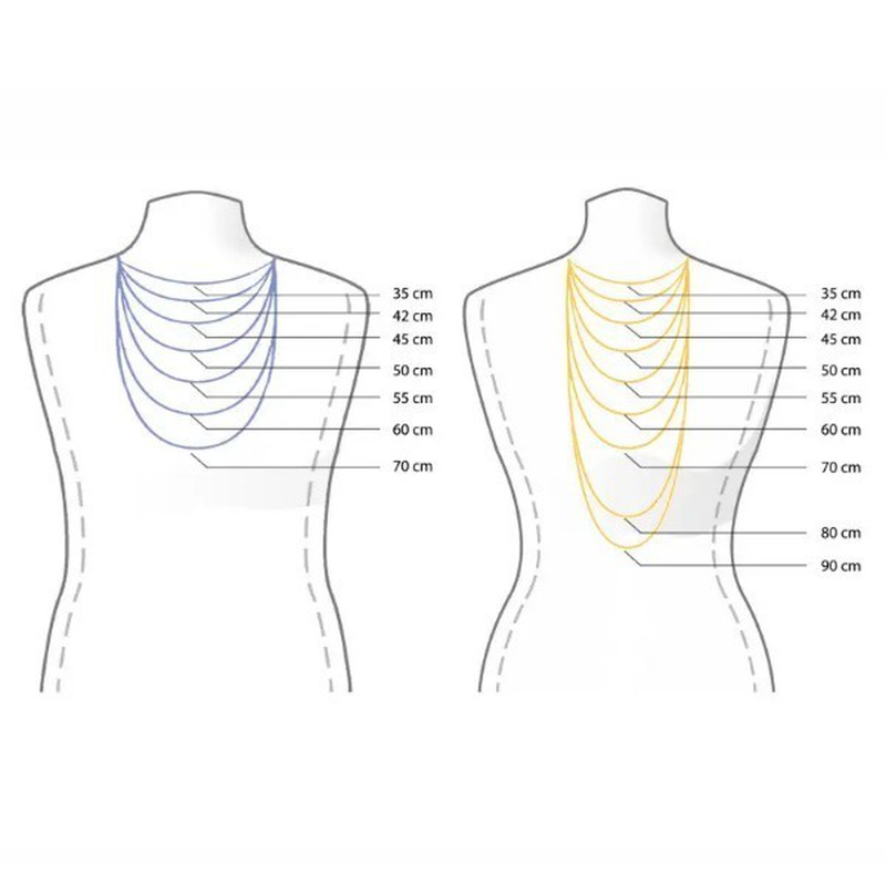 Calvin Klein polished ss necklace sculptured drops-null