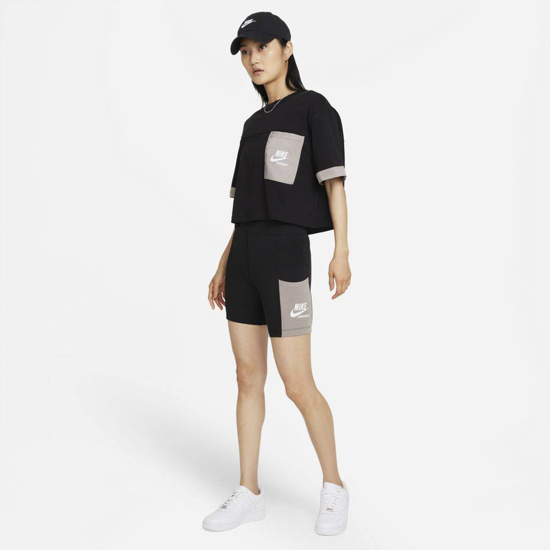 Nike sportswear heritage womens bike shorts image number null