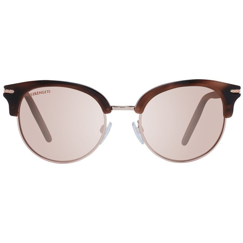 Brown acetate & metal sunglasses-null
