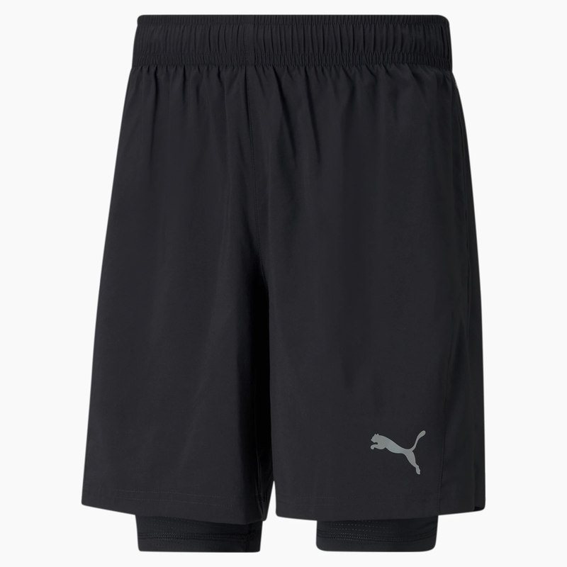 Puma run favourite woven 2-in-1 men running shorts-null