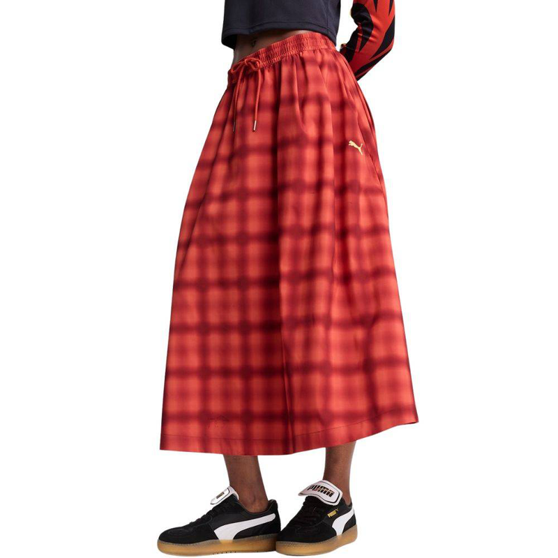 Product image: Wardrobe essentials road to unity woven midi aop pleated skirt-null